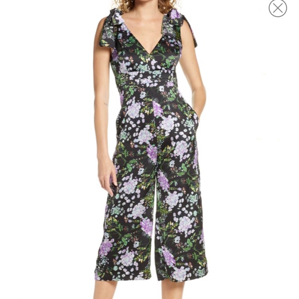 NWOT Foxiedox floral jumpsuit